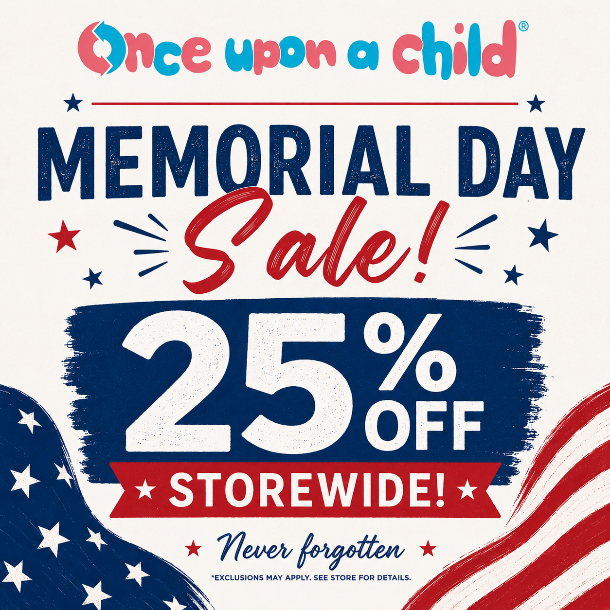 Memorial day sale
